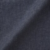 婦人　カポック混　ライトデニム　長袖ワンピース