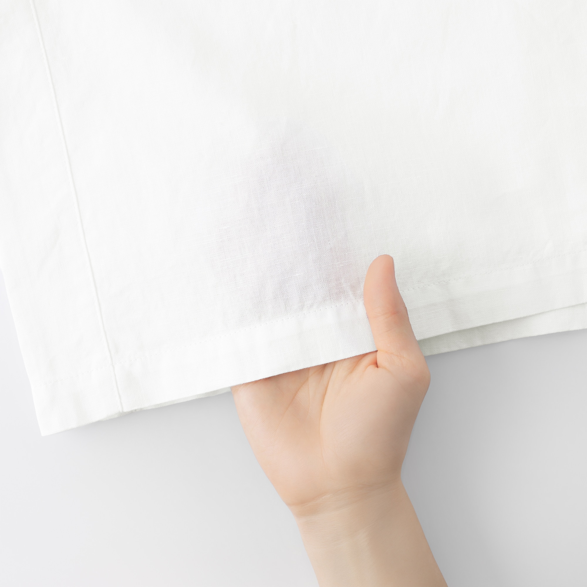 婦人　ヘンプコットン　ギャザースリーブブラウス