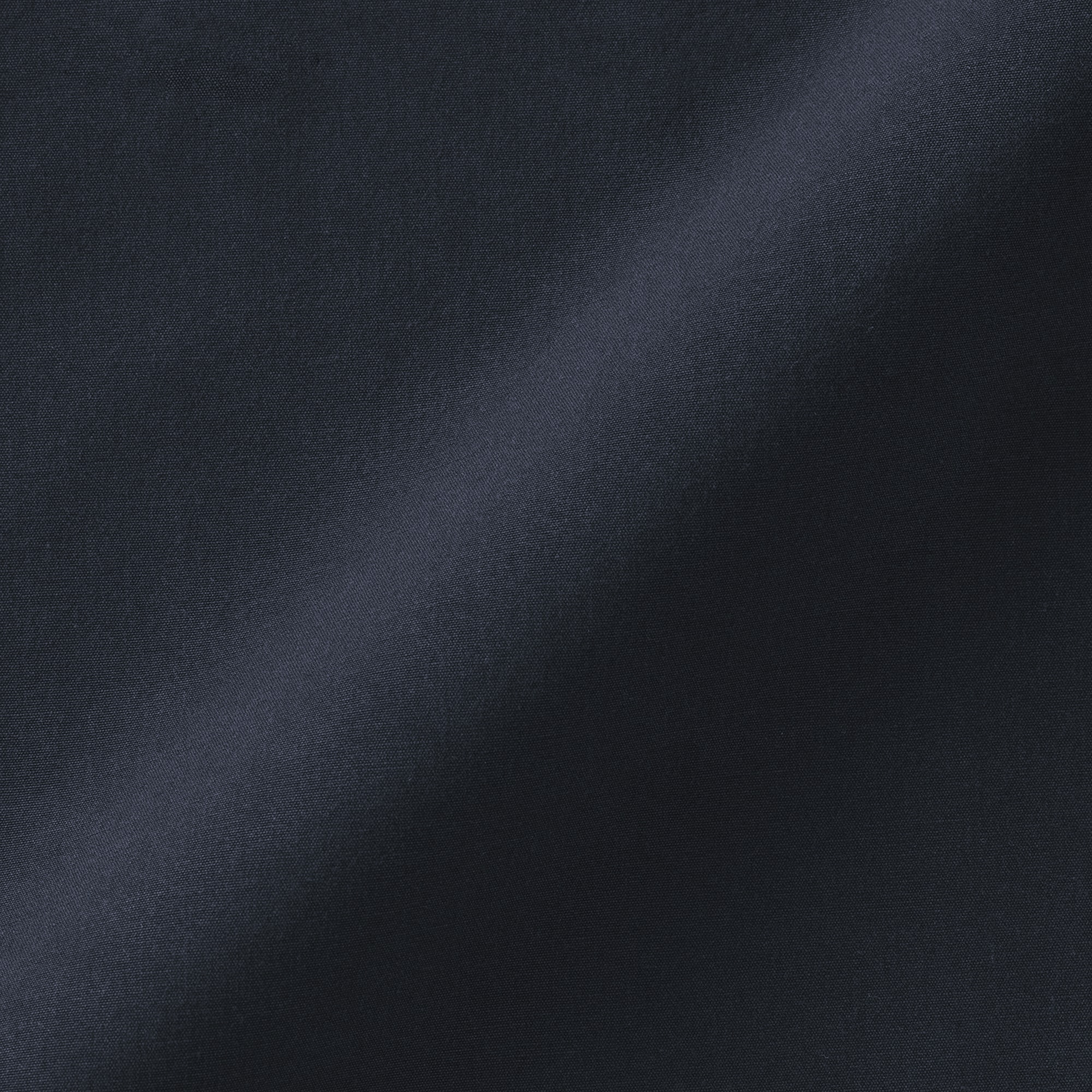 婦人　洗いざらし　ブロードスタンドカラー長袖ロングシャツ