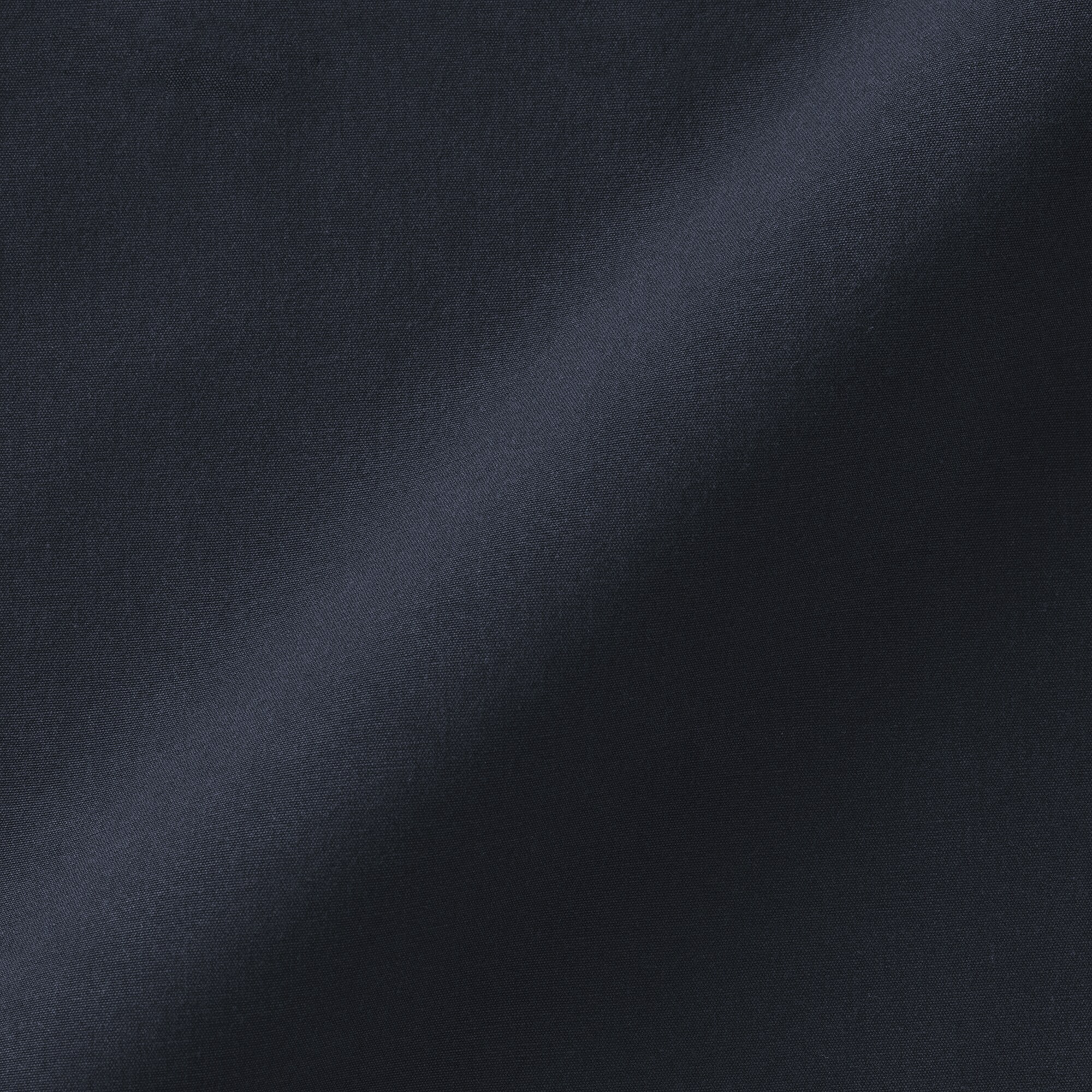 婦人　洗いざらし　ブロードスタンドカラー長袖ロングシャツ