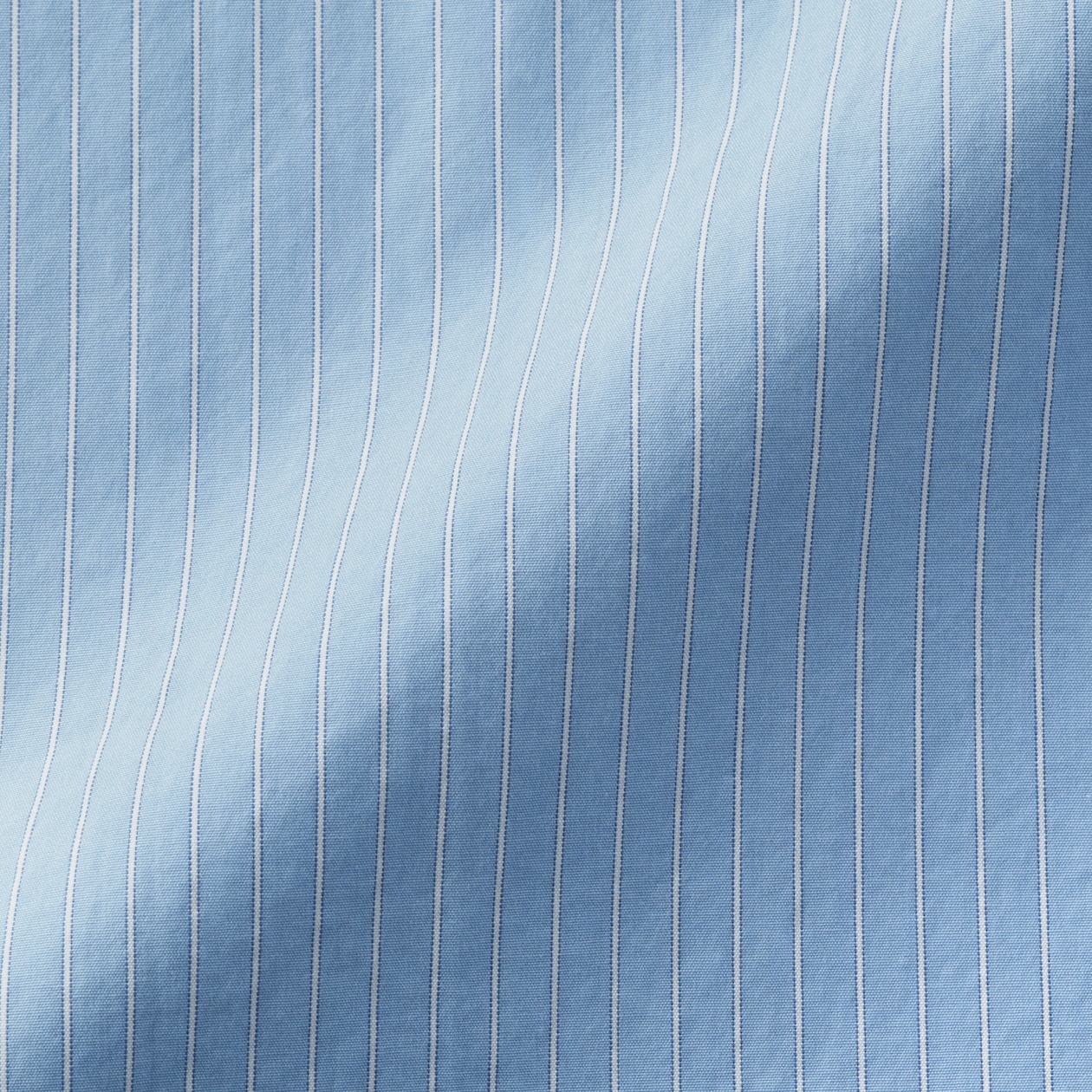 婦人　洗いざらし　ブロード長袖シャツワンピース