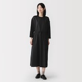 婦人　かろやか　ブロード　プルオーバーワンピース