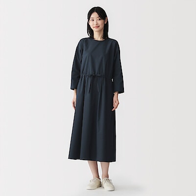 婦人　かろやか　ブロード　プルオーバーワンピース