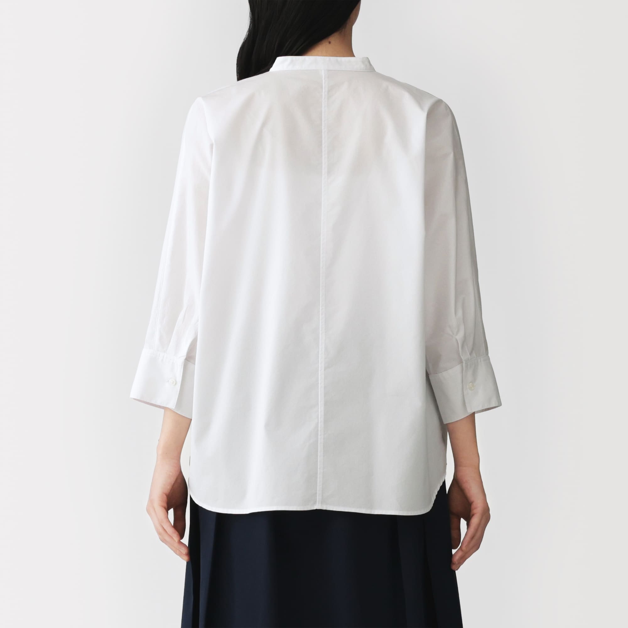 婦人 かろやか ブロード 七分袖シャツ | 無印良品