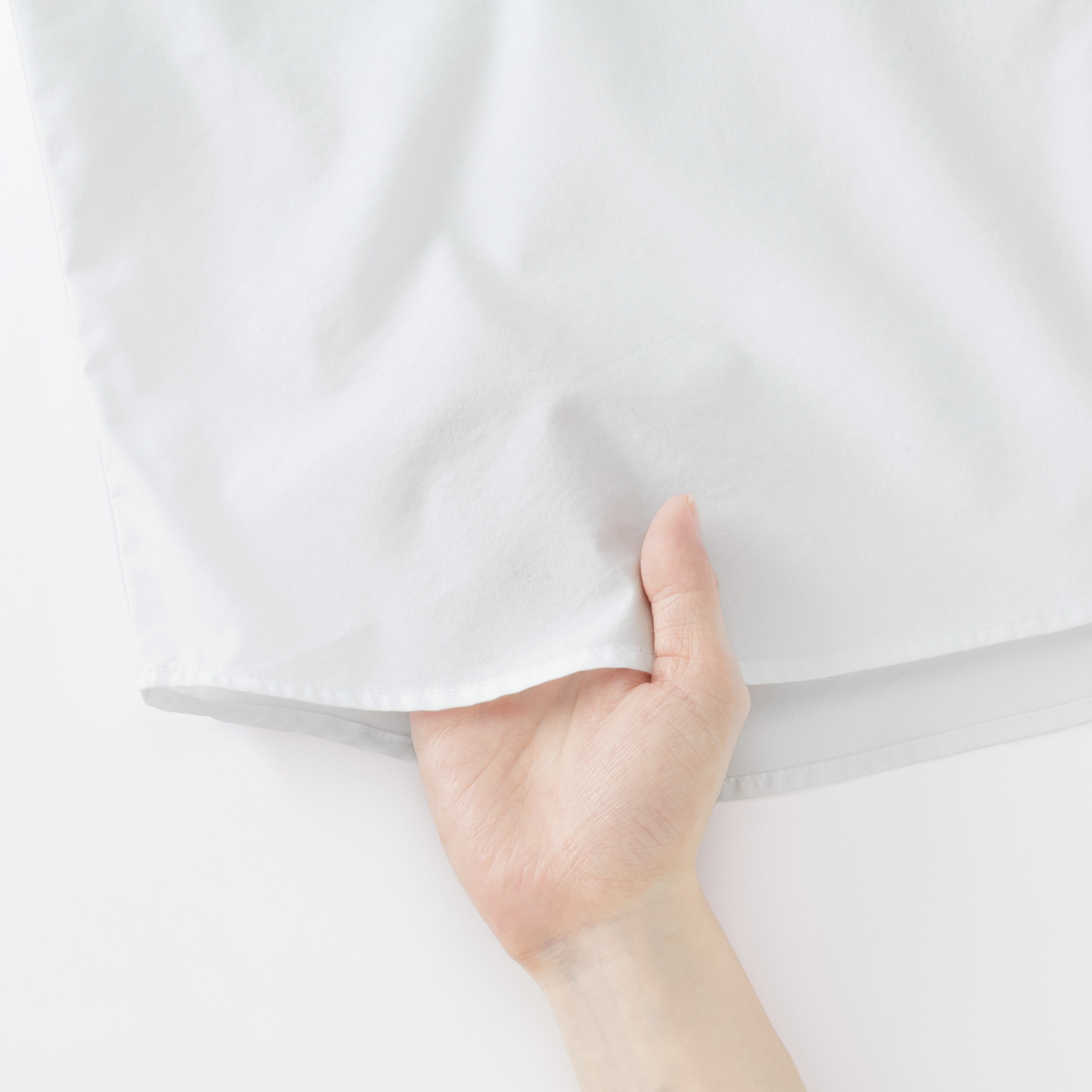 婦人　かろやか　ブロード　七分袖シャツ