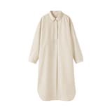 婦人　カポック混　ライトツイル　長袖ワンピース