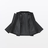 婦人　撥水　コーデュロイ衿　ショートブルゾン