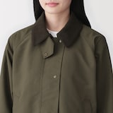 婦人　撥水　コーデュロイ衿　ショートブルゾン