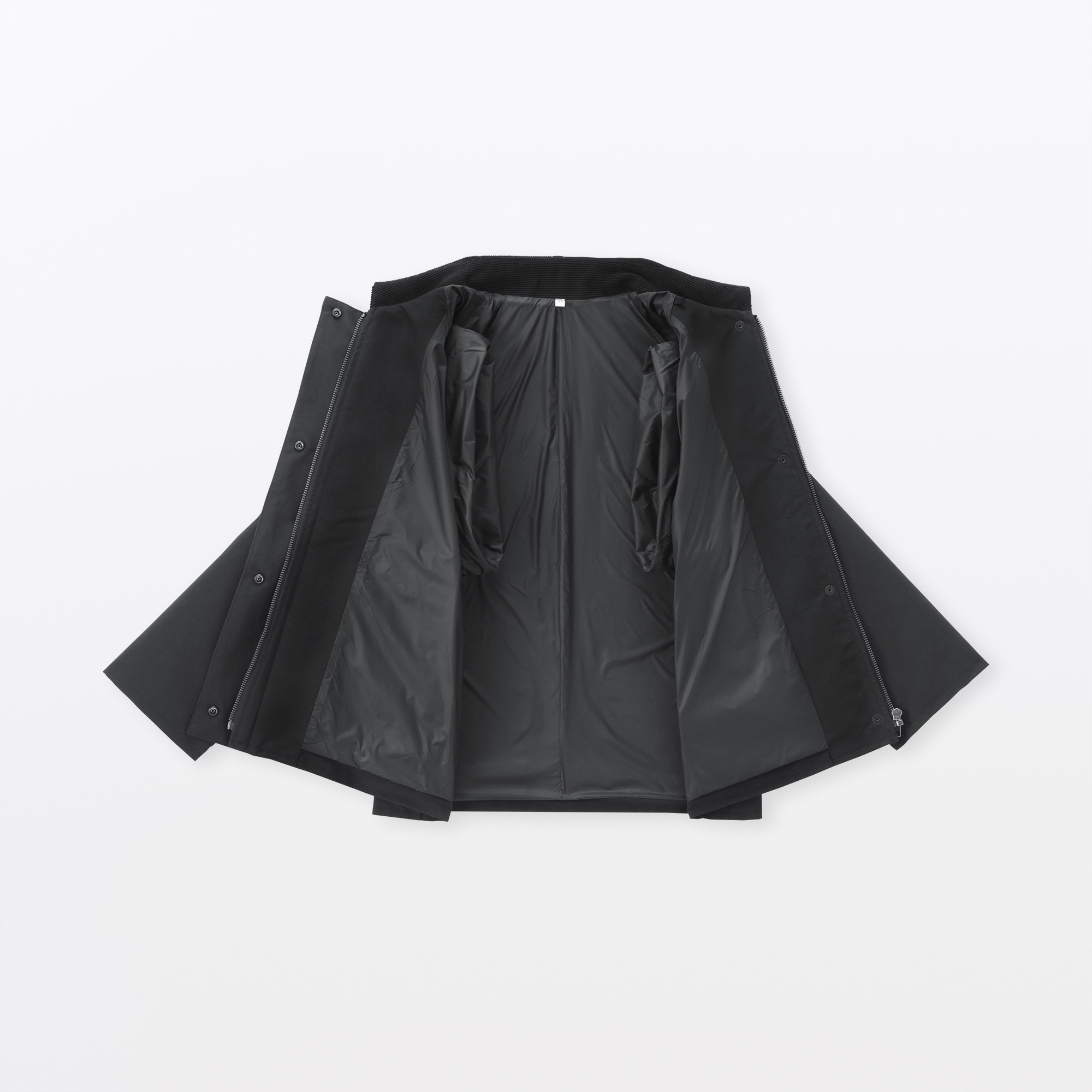 婦人　撥水　コーデュロイ衿　ショートブルゾン