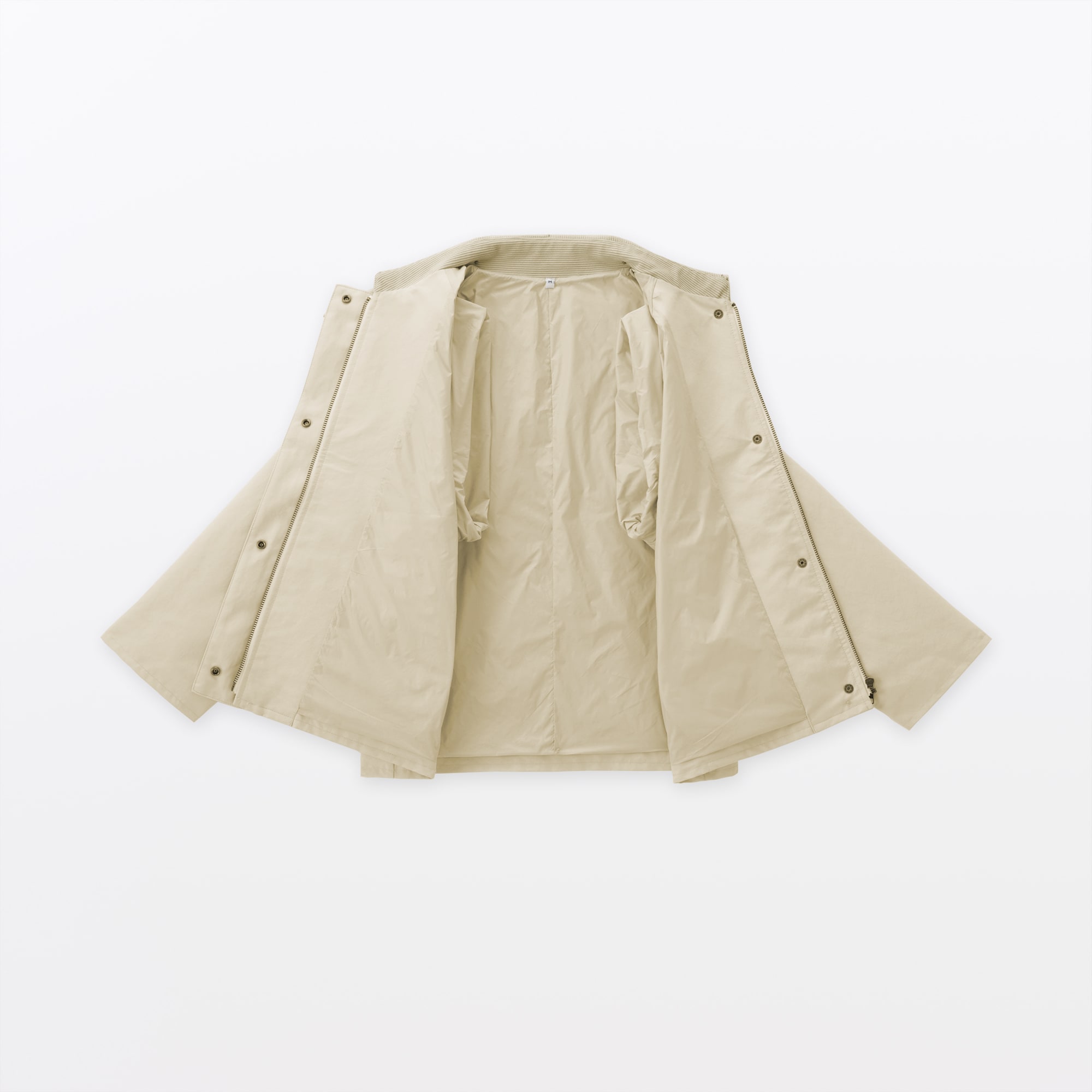 婦人　撥水　コーデュロイ衿　ショートブルゾン