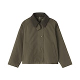 婦人　撥水　コーデュロイ衿　ショートブルゾン