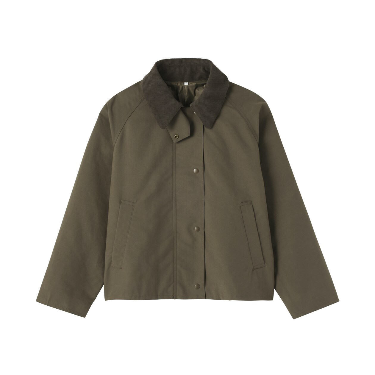 婦人　撥水　コーデュロイ衿　ショートブルゾン