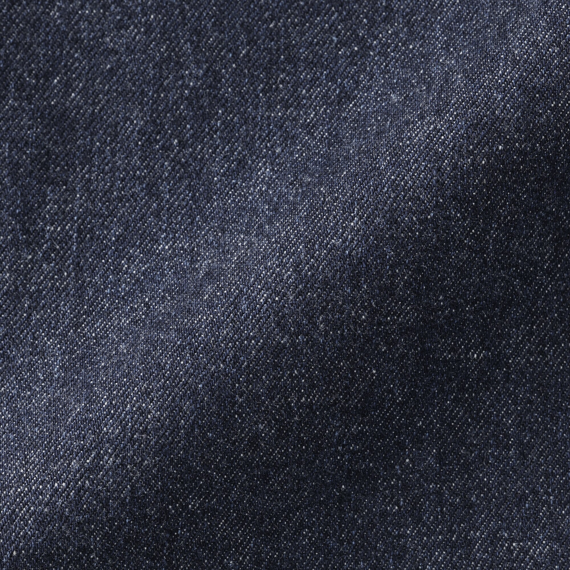 婦人　木の実から作ったカポック混デニムジャケット　ダークネイビー