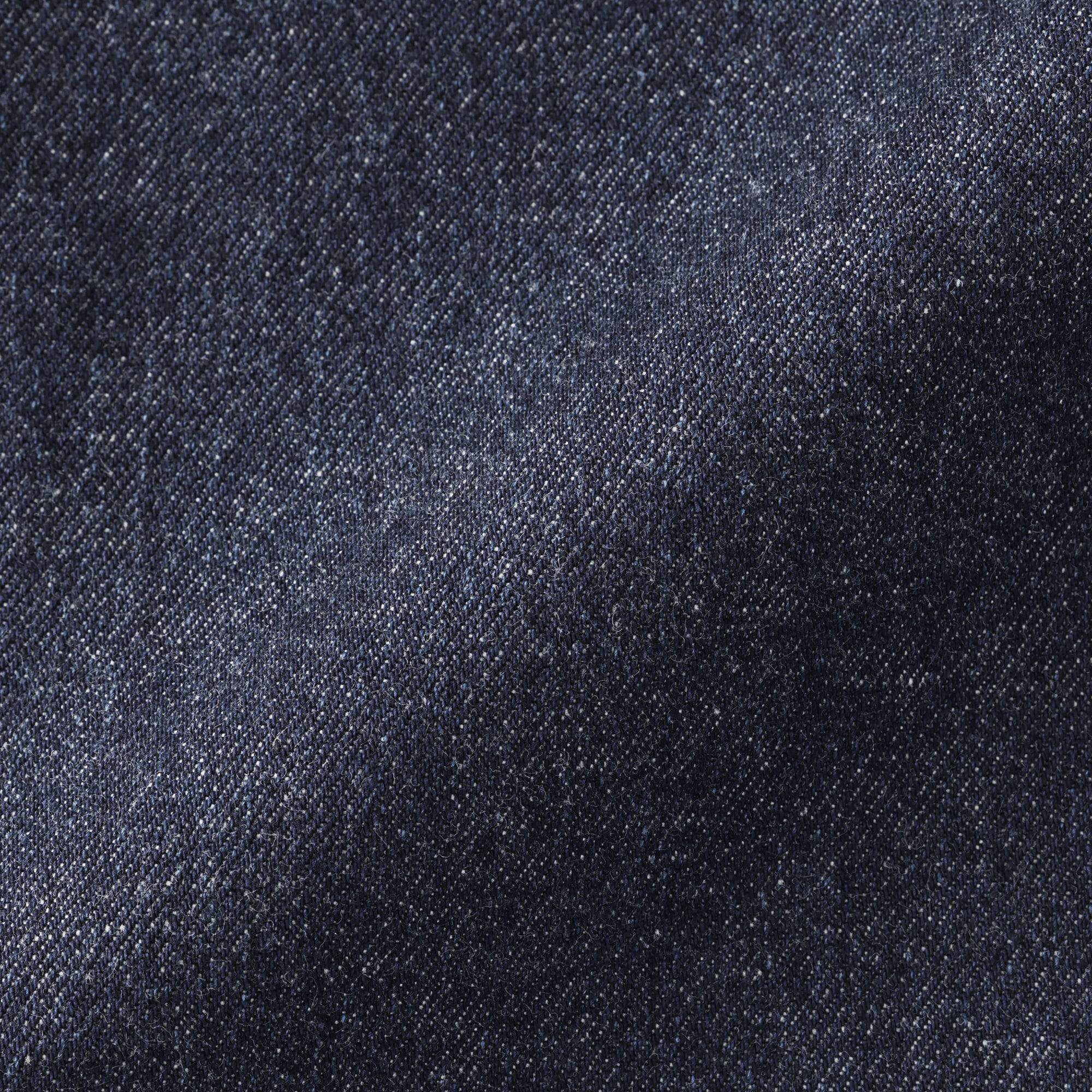 婦人　木の実から作ったカポック混デニムジャケット　ダークネイビー