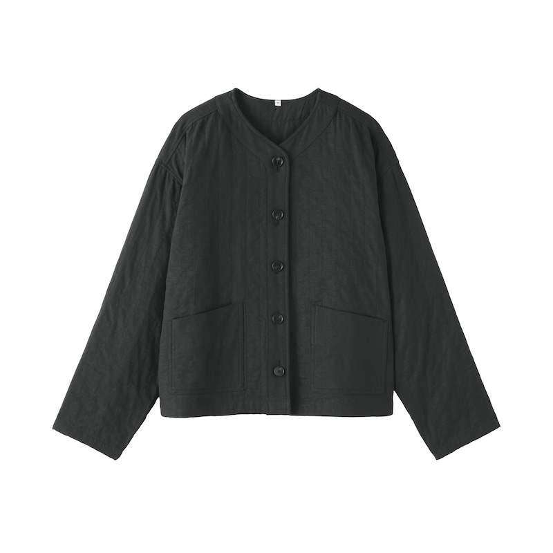 婦人　カポック混二重ガーゼ　キルトジャケット