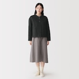 婦人　カポック混二重ガーゼ　キルトジャケット