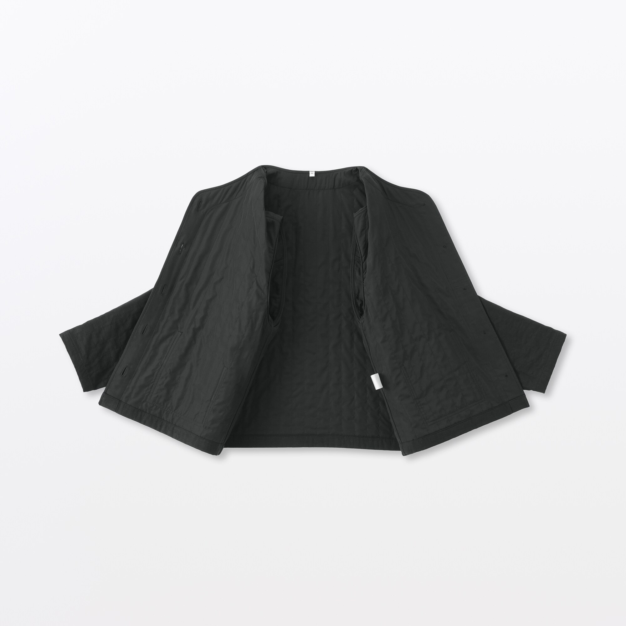 婦人　カポック混二重ガーゼ　キルトジャケット