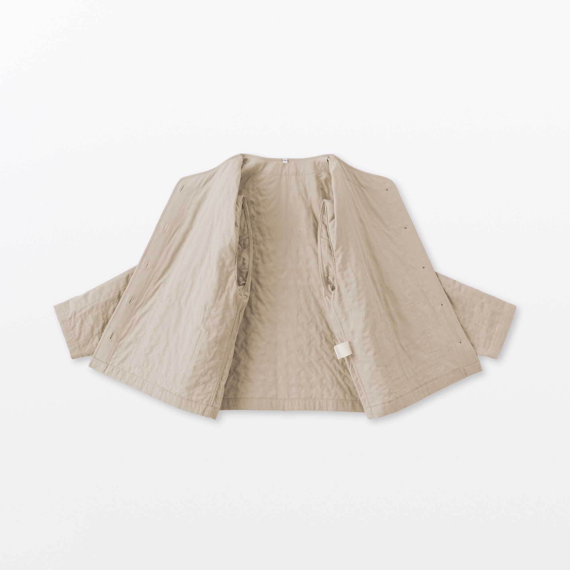 婦人 カポック混二重ガーゼ キルトジャケット | 無印良品