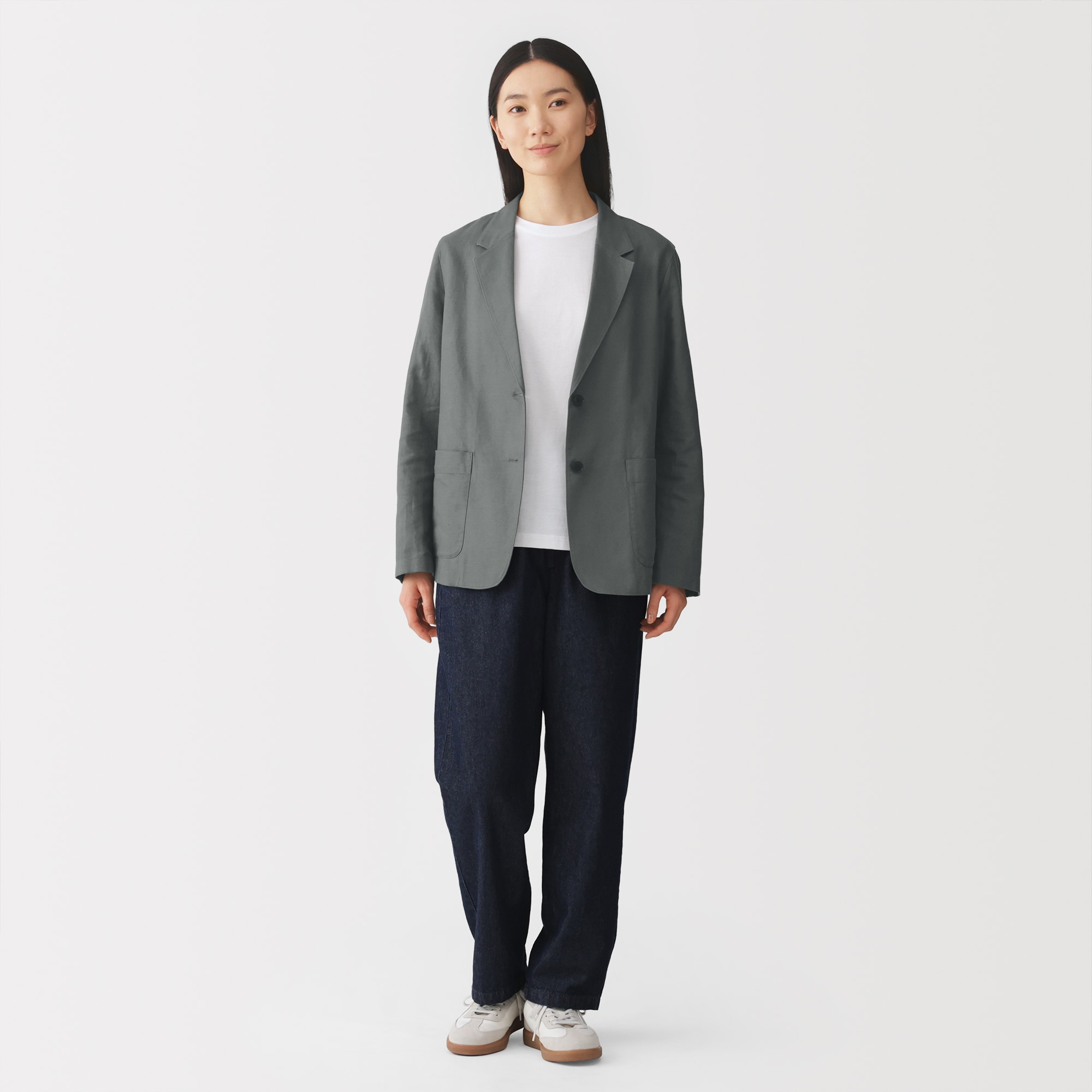 婦人 ヘンプ混 ツイル テーラードジャケット | 無印良品
