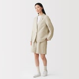 婦人　ヘンプ混　ツイル　テーラードジャケット