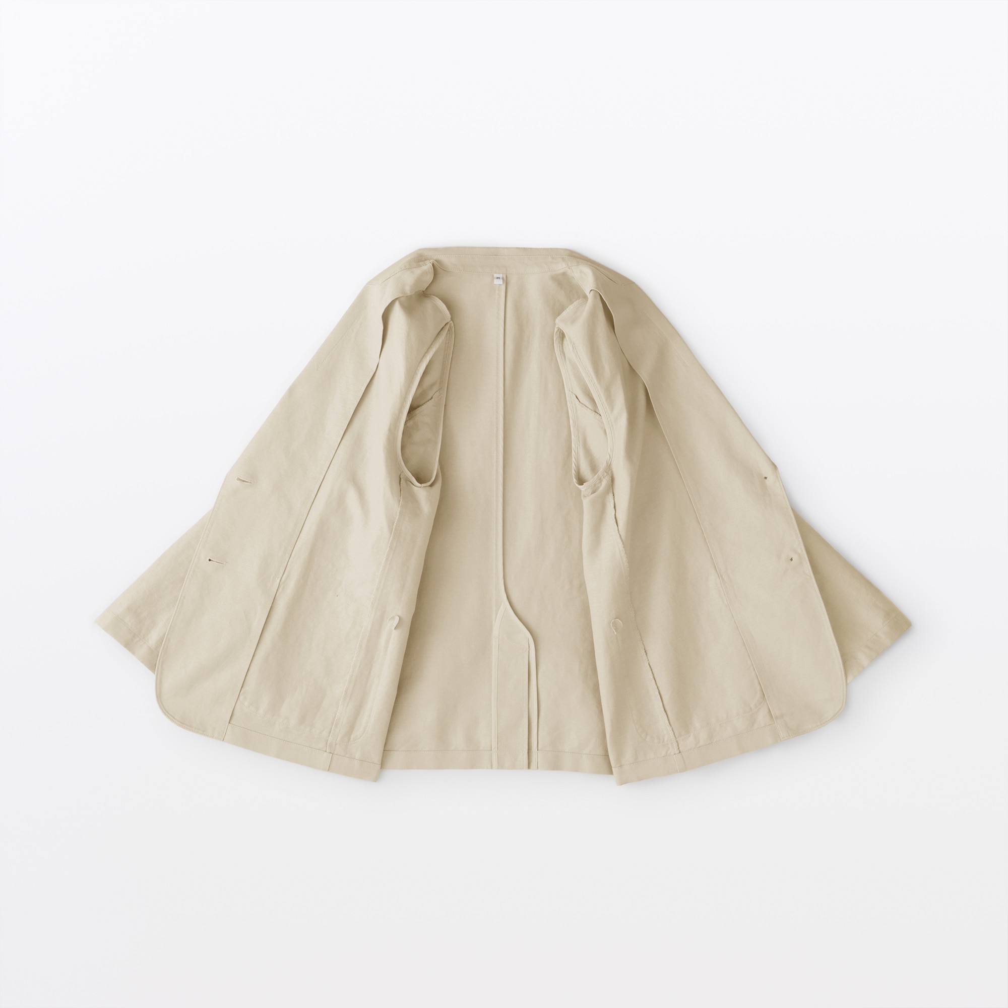 婦人　ヘンプ混　ツイル　テーラードジャケット