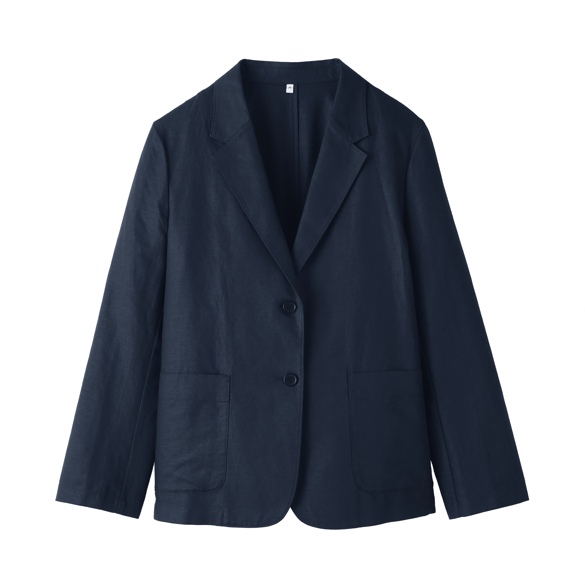 婦人　ヘンプ混　ツイル　テーラードジャケット