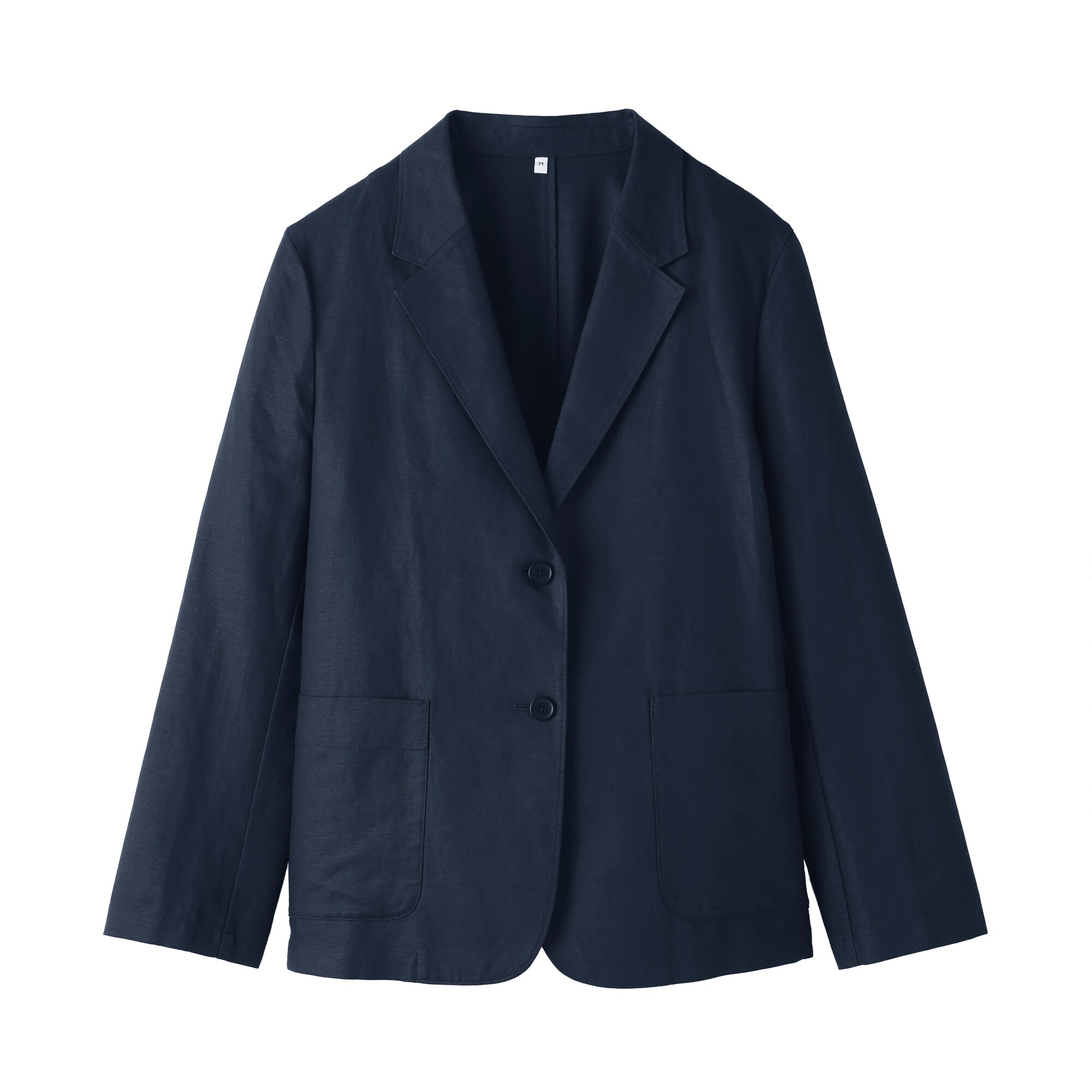 婦人　ヘンプ混　ツイル　テーラードジャケット