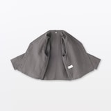 婦人　リネン　洗いざらし　シャツジャケット