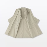 婦人　撥水ＵＶカットステンカラーロングコート