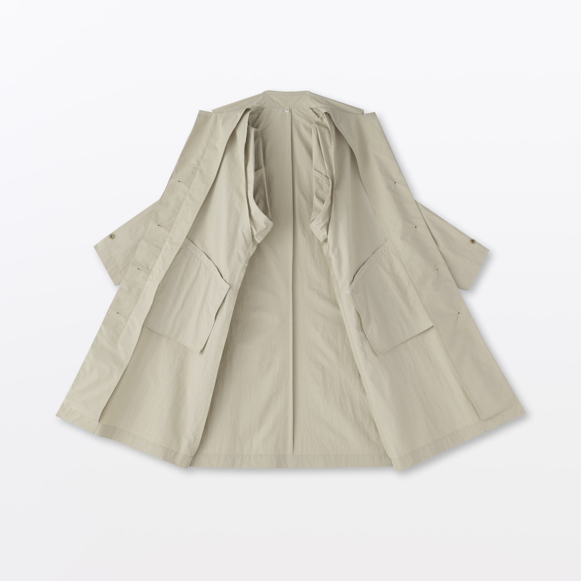 婦人　撥水ＵＶカットステンカラーロングコート