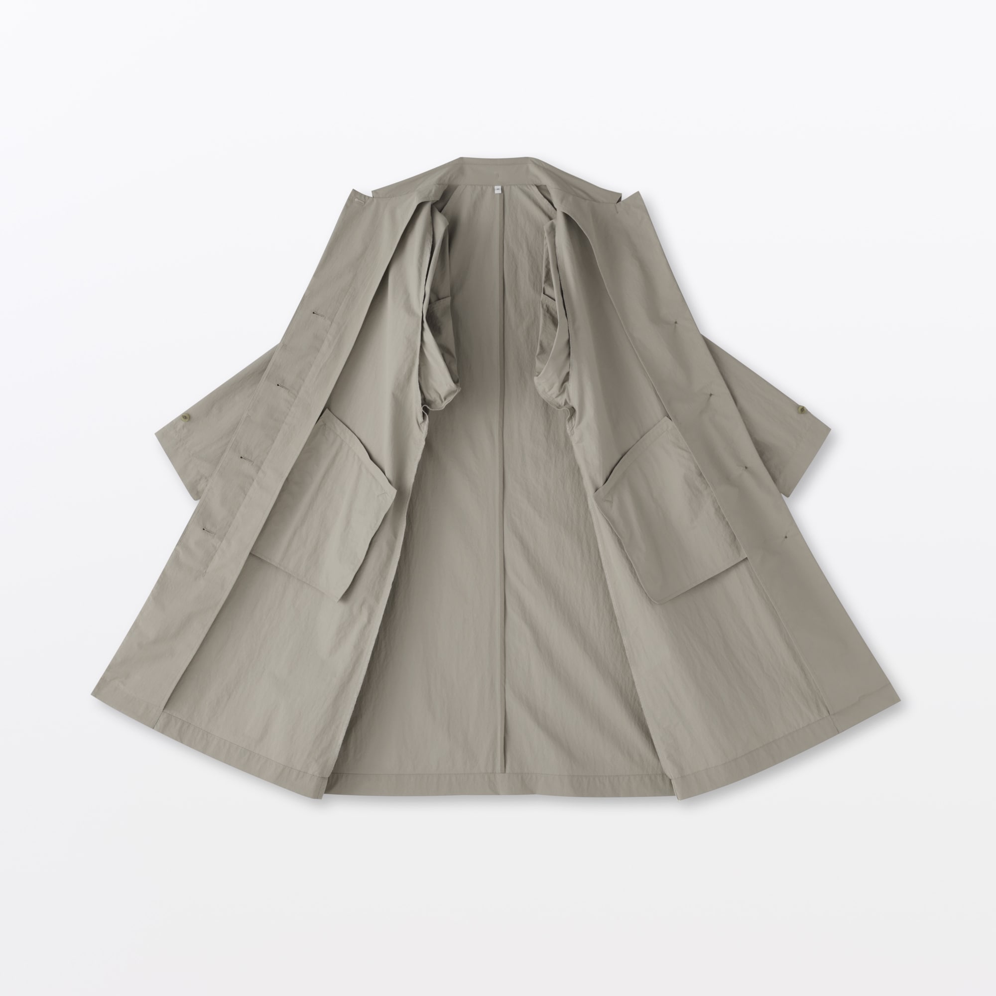 婦人　撥水ＵＶカットステンカラーロングコート