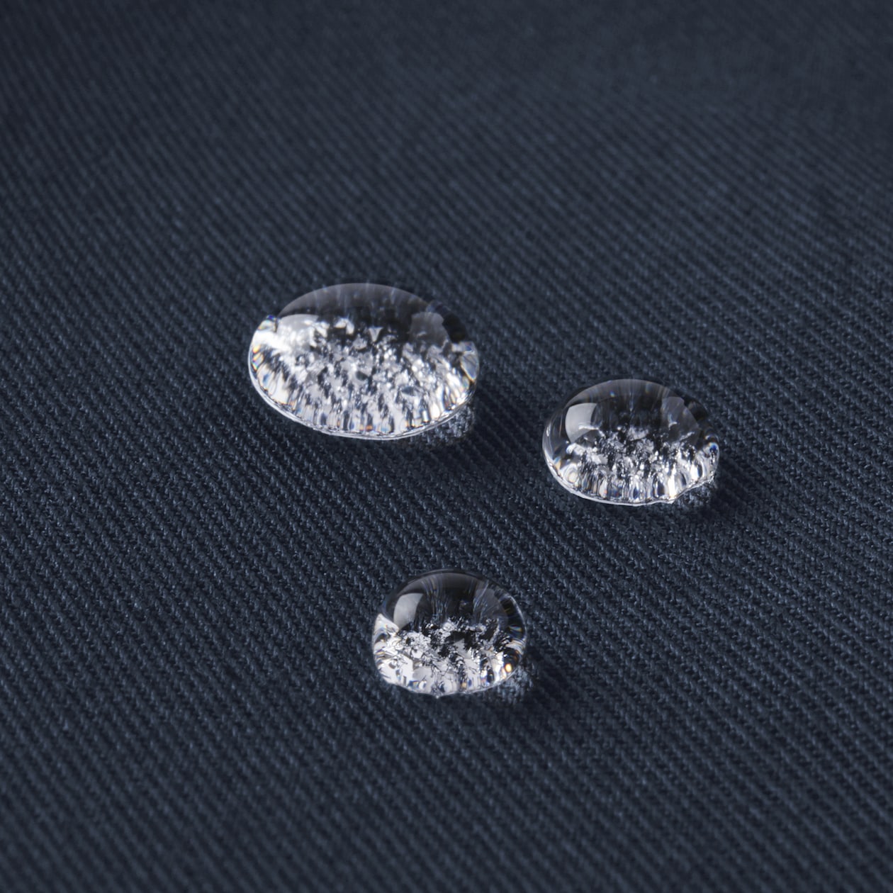 婦人　撥水　コットン混　ツイル　ステンカラーハーフコート