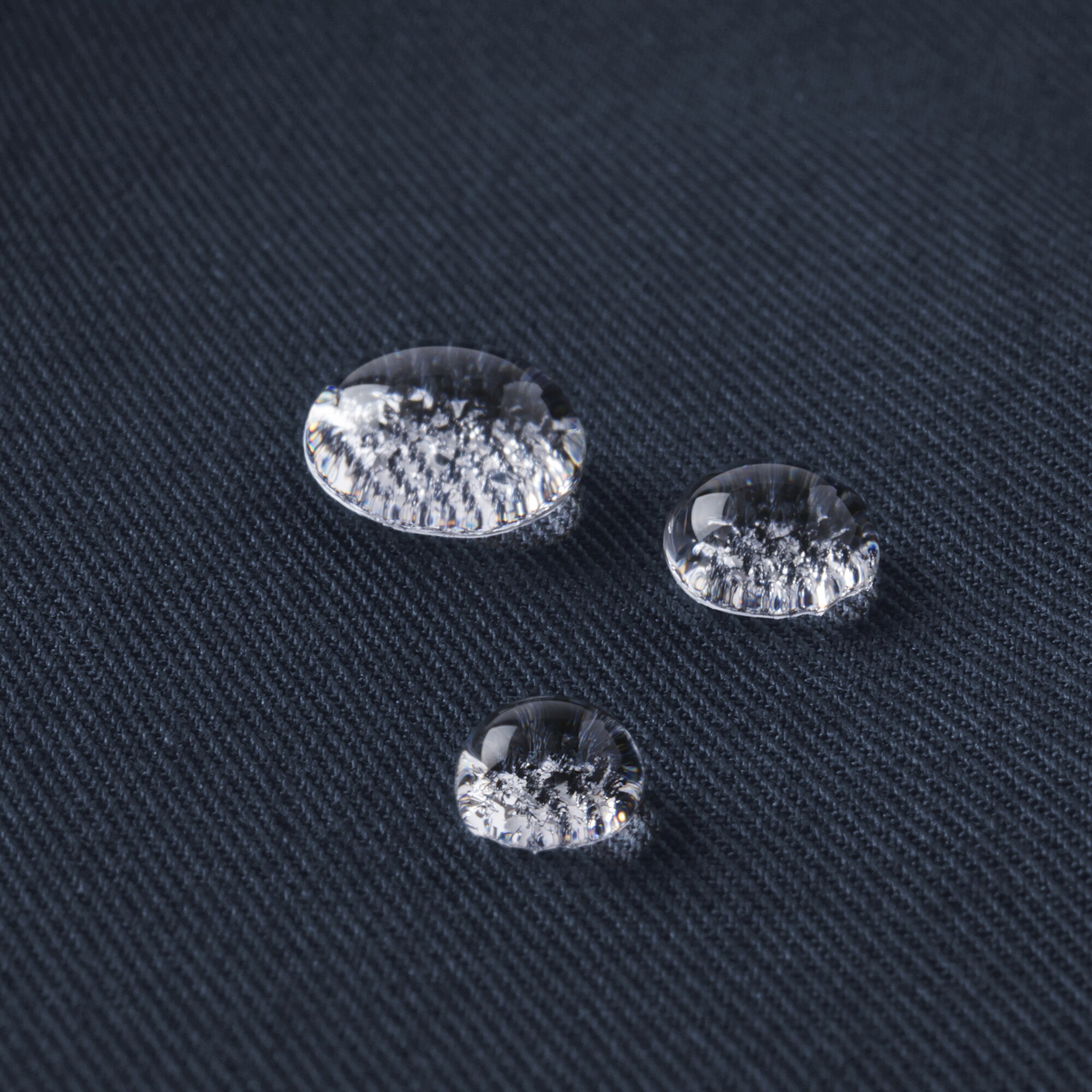 婦人　撥水　コットン混　ツイル　ステンカラーハーフコート