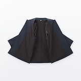 婦人　撥水　コットン混　ツイル　ステンカラーハーフコート