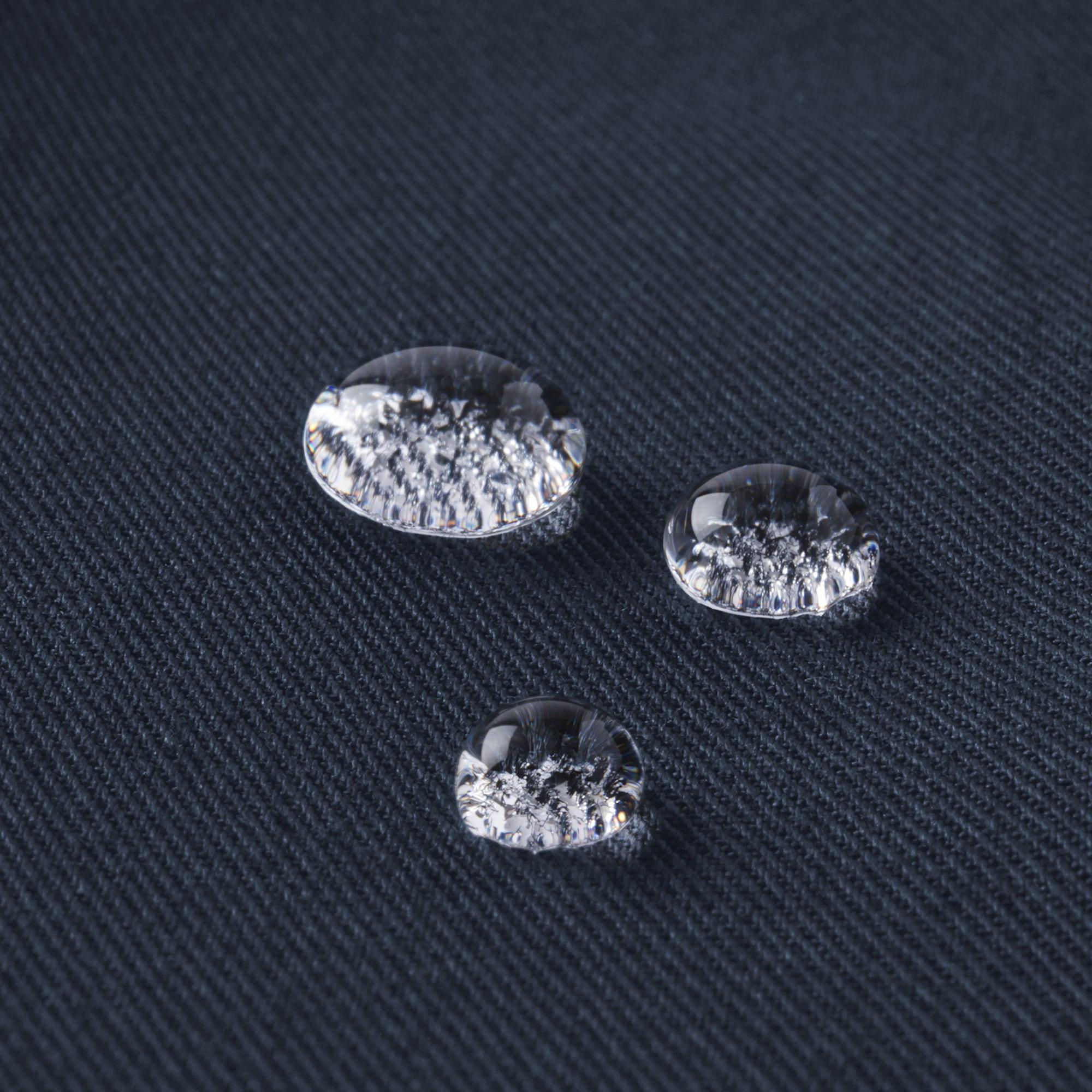 婦人　撥水　コットン混　ツイル　ステンカラーハーフコート