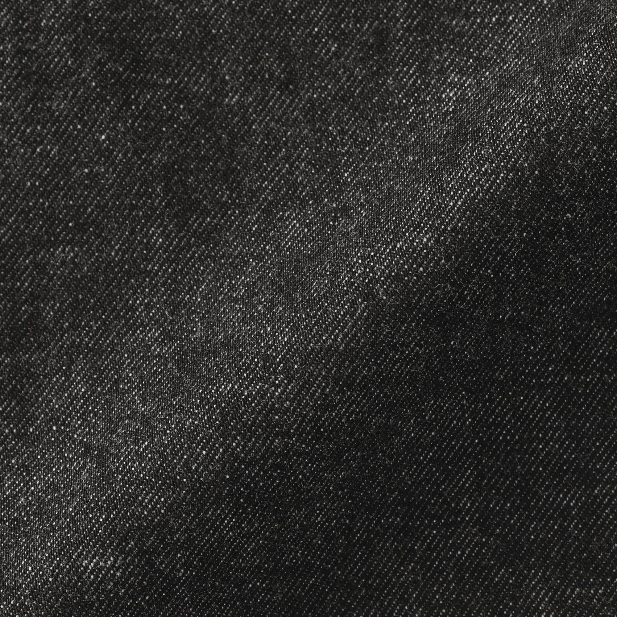 婦人　木の実から作ったカポック混デニムジャケット　黒