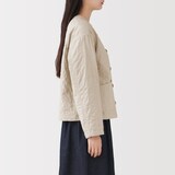 婦人　カポック混二重ガーゼ　キルトジャケット（ＣＮ）