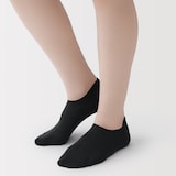 婦人　足なり直角　薄手　浅履きスニーカーイン