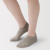 婦人　足なり直角　薄手　浅履きスニーカーイン