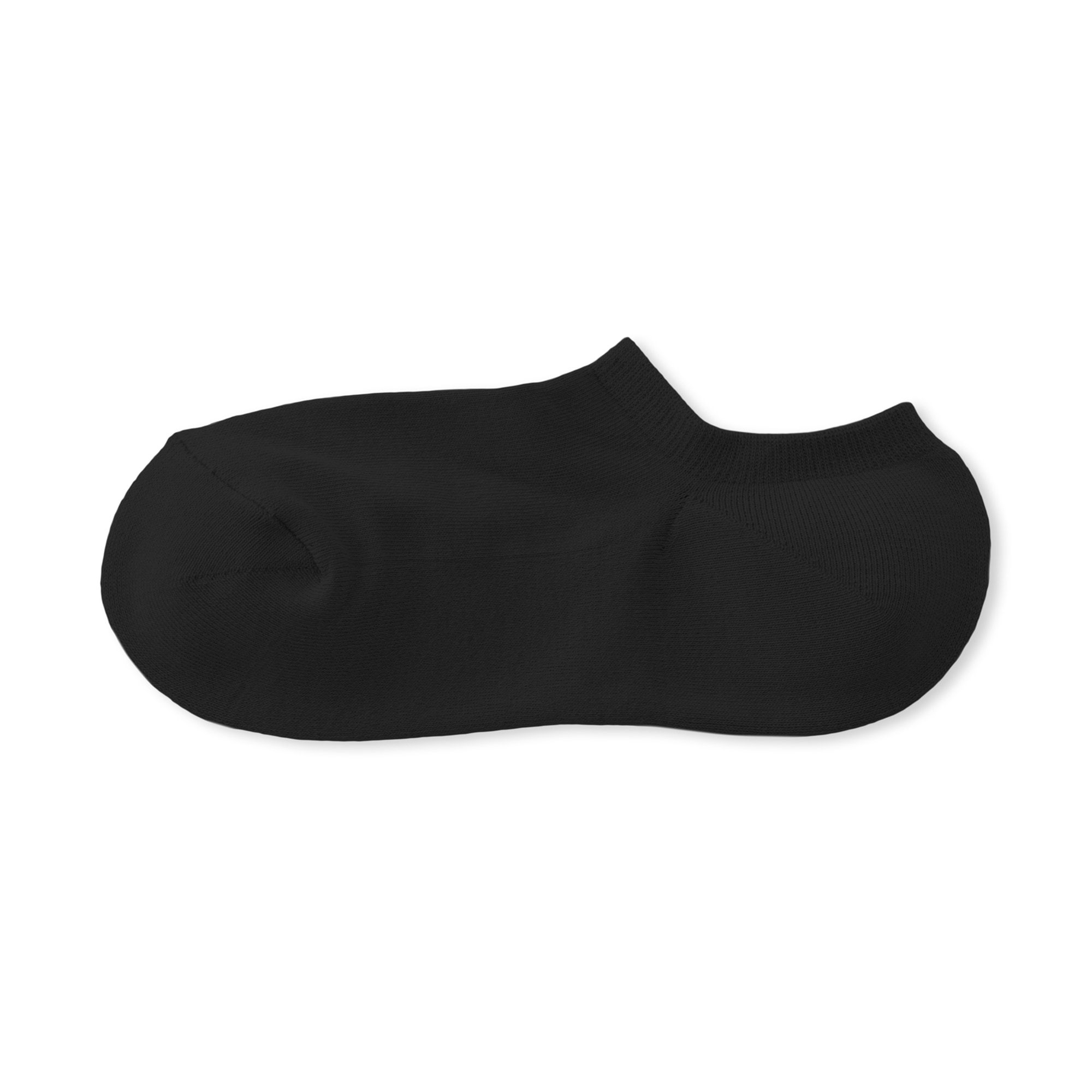 婦人　足なり直角　パイル編みスニーカーイン