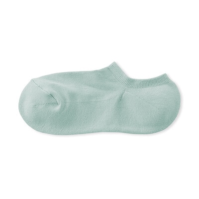 婦人　足なり直角　パイル編みスニーカーイン（ラインなし）