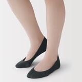 婦人　脱げにくい　綿混　フットカバー（つま先ワイド）