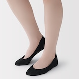 婦人　脱げにくい　綿混　フットカバー（つま先ワイド）