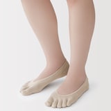 婦人　かかと滑り止め付き　深履き　５本指フットカバー