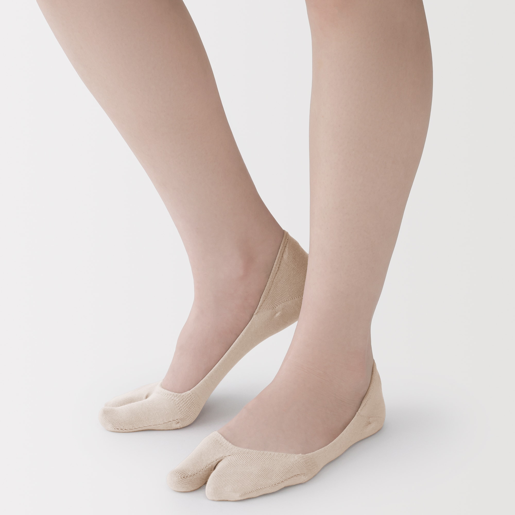 婦人　かかと滑り止め付き　たび型フットカバー