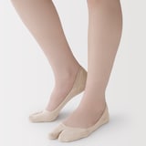 婦人　かかと滑り止め付き　たび型フットカバー