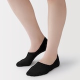 婦人　かかと滑り止め付き　薄手　フットカバー　※再生コットン