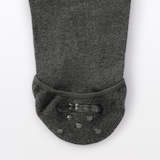 婦人　かかと滑り止め付き　深履き　５本指フットカバー　※再生コットン