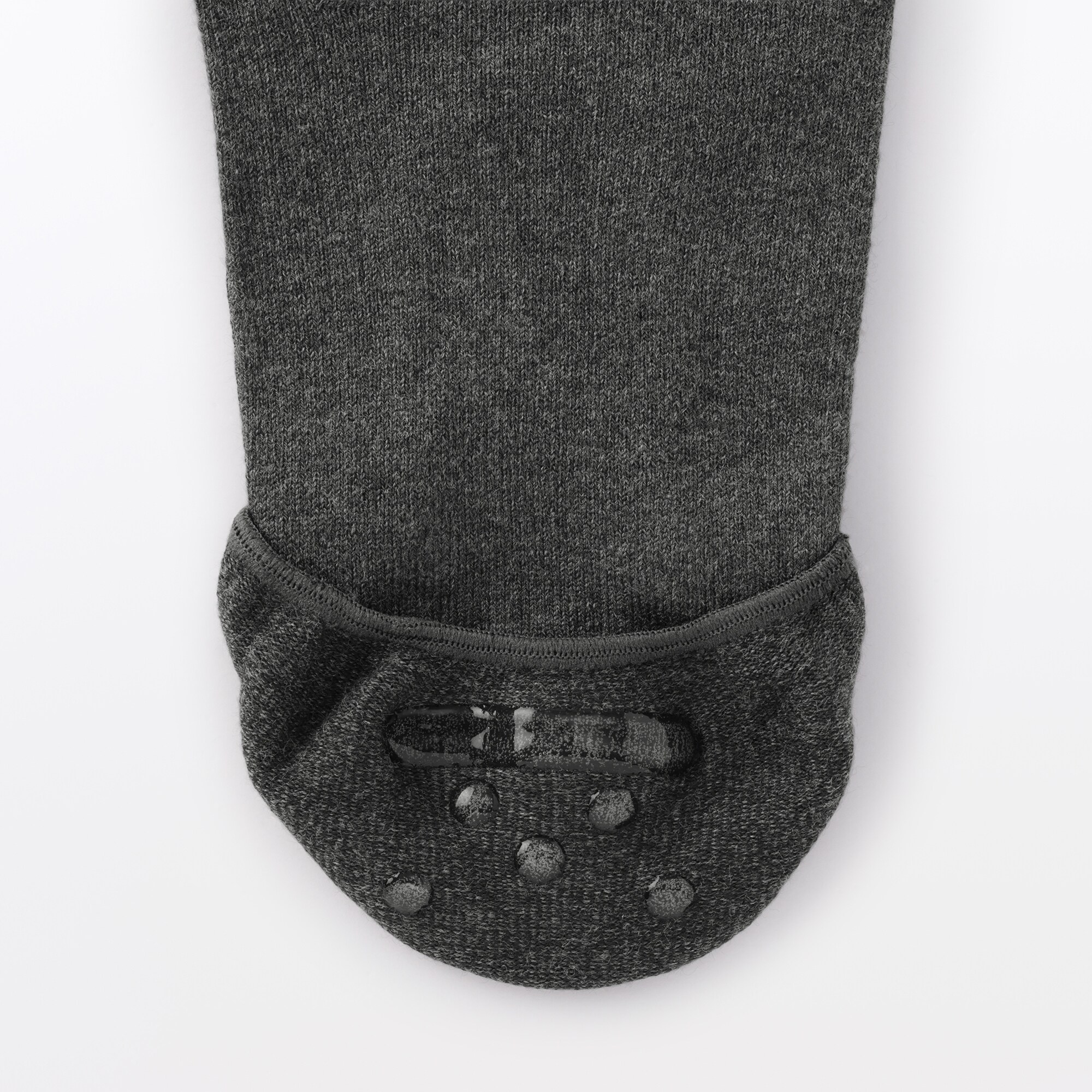 婦人　かかと滑り止め付き　深履き　５本指フットカバー　※再生コットン