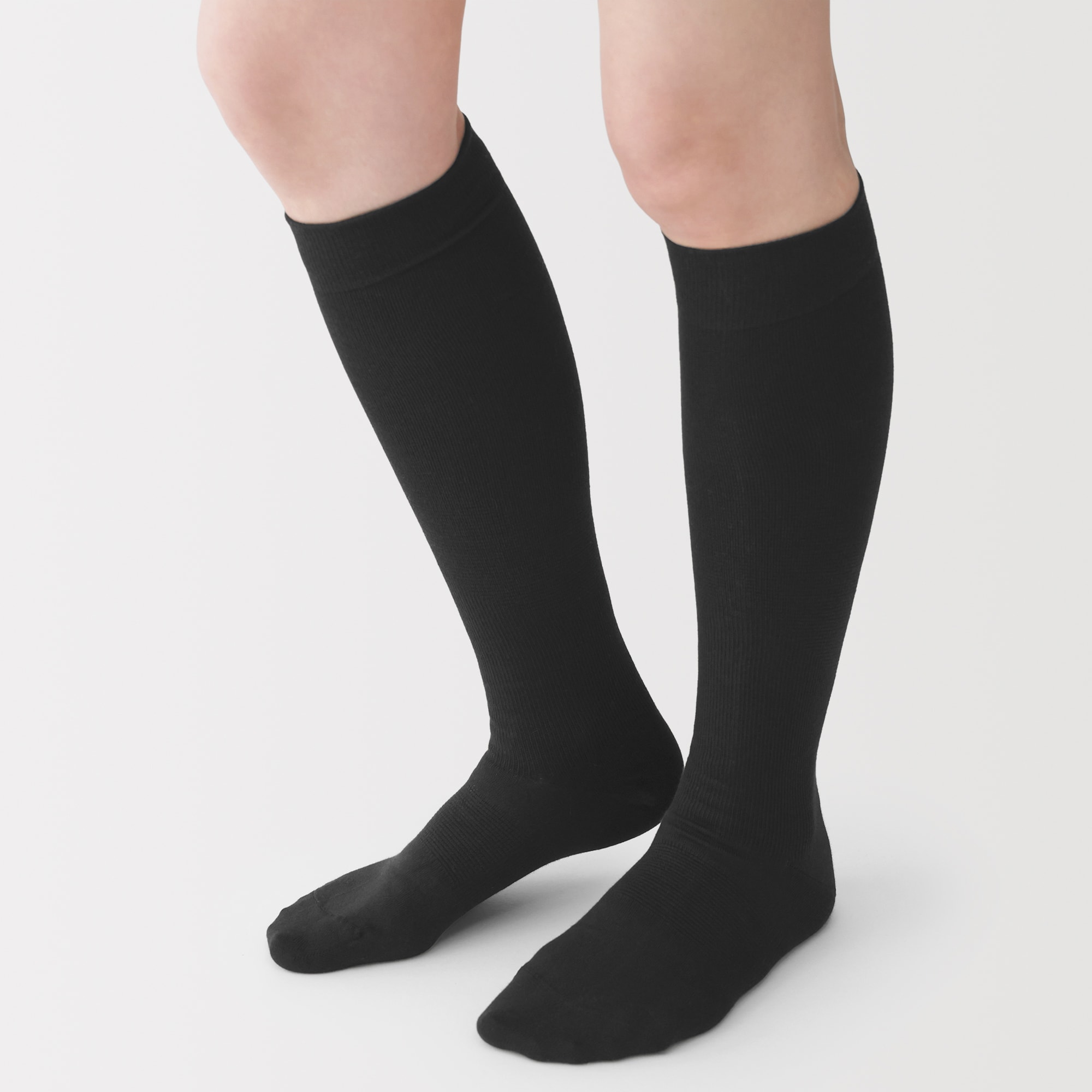 婦人　足なり直角　むくみを防ぐ　着圧ハイソックス　※一般医療機器